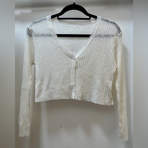 NWOT Crop Cardigan - OS - Picture 3 of 7
